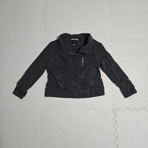 Style & Co. Charcoal Bomber Jacket